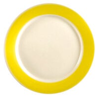 CAC R-8-Y Rainbow Plate 9" - Yellow - 24/Case