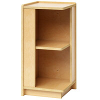 Whitney Brothers WB1792 Toddler-Height Storage Corner Cabinet - 11 11/16 inch x 11 3/4 inch x 24 inch