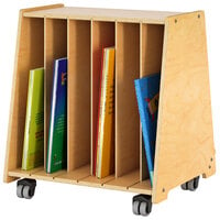 Whitney Brothers WB1788 Mobile Big Book Display with Dry Erase Board - 19 11/16 inch x 23 1/2 inch x 26 inch
