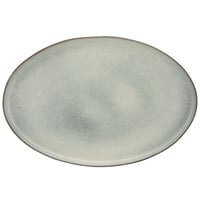 10 Strawberry Street FRZ-16OV-BLU Firenza 15 5/8 inch Blue Porcelain Oval Platter - 6/Case