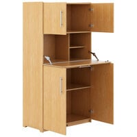 Whitney Brothers WB1819 Teacher's Convertible Work Station Cabinet - 18 11/16 inch x 36 1/2 inch x 70 inch