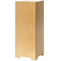 Whitney Brothers WB1790 Preschool Storage Corner Cabinet - 11 11/16 inch x 11 3/4 inch x 30 inch