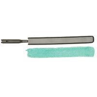 Rubbermaid FGQ85000BK00 HYGEN Quick-Connect Flexi-Wand with Green Microfiber Dusting Sleeve