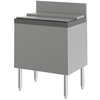 Perlick TS24IC-EC10 24 inch Extra Capacity Ice Chest with 10-Circuit Cold Plate - 75 lb. Capacity