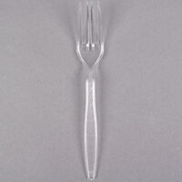 Clear Heavy Weight Plastic Fork - Pack of 100
