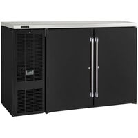 Perlick BBSN52 52" Black Narrow Door Back Bar Refrigerator