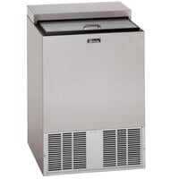 Perlick BC24RT-3 24 inch Stainless Steel Horizontal Flat Top Bottle Cooler