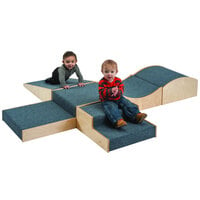 Whitney Brothers WB1470 20 inch x 20 inch x 8 1/2 inch Children's Carpeted Woodscapes Large Platform
