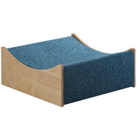 Whitney Brothers WB1474 20 inch x 20 inch x 8 1/2 inch Children's Carpeted Woodscapes Valley Platform