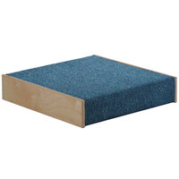 Whitney Brothers WB1471 20 inch x 20 inch x 4 1/2 inch Children's Carpeted Woodscapes Small Platform
