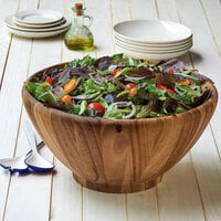 Fox Run 28134 16 inch Acacia Wood Salad Bowl