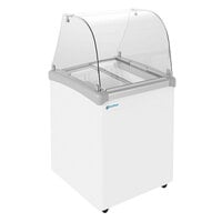 Excellence EDC-4CHC 25" Curved Glass Ice Cream Dipping Cabinet