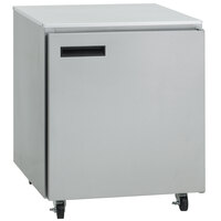 Delfield 407-CAP 27 inch Undercounter Freezer with 3 inch Casters