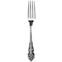 Walco 68051FS Classic Baroque 8 1/8 inch 18/10 Fieldstone Finish Stainless Steel Extra Heavy Weight European Table Fork - 12/Case