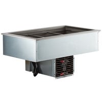 Delfield N8143BP Three Pan Drop In Refrigerated Cold Food Well