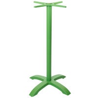 BFM Seating PHTB2626LMT Bali Bar Height Lime Powder Coated Aluminum Table Base