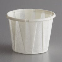 Genpak F050 Harvest Paper .5 oz. Souffle / Portion Cup - 5000/Case