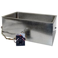 APW Wyott BM-80D Bottom Mount 12 inch x 20 inch Insulated High Performance Hot Food Well with Drain - 208/240V
