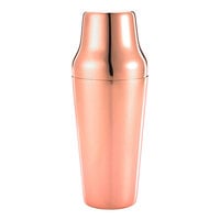 Barfly M37085CP 24 oz. Copper-Plated 2-Piece Parisienne Cocktail Shaker