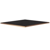 Bon Chef 50400-1-S-BLACK Flex-X 30 inch x 30 inch Black Square Counter / Bar Height Table Top