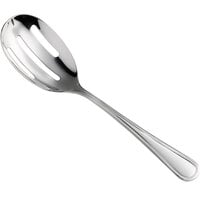 Acopa Edgeworth 8 3/4 inch 18/8 Stainless Steel Extra Heavy Weight Slotted Spoon