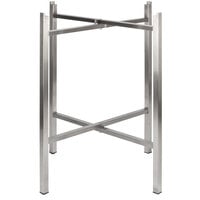 Bon Chef 50411 Flex-X 36 inch Foldable Stainless Steel Bar Height Table Base