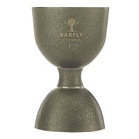 Barfly M37098VN 25 mL & 50 mL (0.85 oz. & 1.7 oz.) Vintage Heavy-Duty Straight Rim Bell Jigger