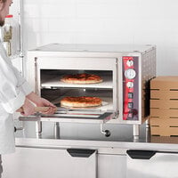 Avantco DPO-18-DS Double Deck Countertop Pizza/Bakery Oven - 3200W, 240V