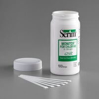 Serim 5148Q Chlorine Test Strips 0-300ppm - 100 Count Vial