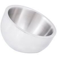 American Metalcraft AB8 54 oz. Double Wall Angled Insulated Serving Bowl - Stainless Steel