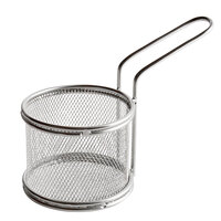 Choice 3 inch Stainless Steel Round Mini Fry Basket