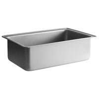 Vollrath 99780 6 3/4 inch Deep Full Size Stainless Steel Dripless Steam Table Spillage Pan