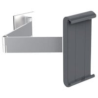 Durable 893423 Silver Metal Wall-Mount Tablet Holder with Swinging Arm