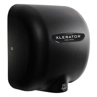 Excel XL-SPV-ECO-RB-1.1N XLERATOReco® Raven Black Energy Efficient No Heat High-Speed Hand Dryer - 208 / 277V, 500W