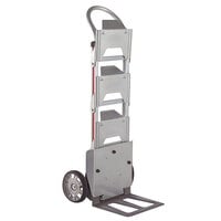 Magliner HBK111HM1 500 lb. 5-Bottle Water Hand Truck with 8 inch Mold-On Rubber Wheels and U-Loop Handle
