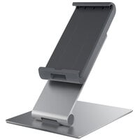 Durable 893023 Silver Metal Desktop Tablet Holder