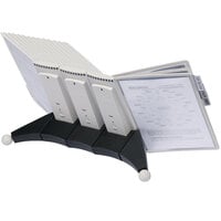 Durable 569810 SHERPA Gray Borders Letter Sized 10 Panel Desktop Reference System Extension Set