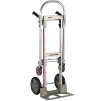 Magliner GMK16UAB Gemini Jr. 2-in-1 500 lb. Convertible Hand Truck with 10 inch Balloon Cushion Wheels and Dual Handles