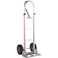 Magliner HMK15AUA4 500 lb. Straight Back Hand Truck with 10 inch Pneumatic Wheels and 52 inch Vertical Loop Handle