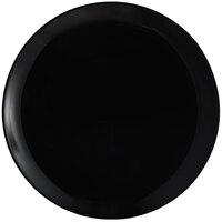 Arcoroc P1129 Evolutions 10 inch Black Opal Glass Coupe Plate by Arc Cardinal - 24/Case