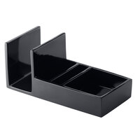 Focus Hospitality Spa Black Collection Resin Condiment Caddy