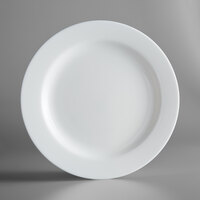 Arcoroc E6961 Evolutions 10 5/8 inch White Round Opal Glass Plate by Arc Cardinal   - 24/Case