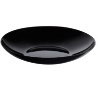 Arcoroc P1141 Evolutions 10 5/8 inch Black Round Deep Opal Glass Plate by Arc Cardinal - 24/Case