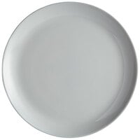 Arcoroc P1122 Evolutions 10 5/8 inch Granite Gray Opal Glass Coupe Plate by Arc Cardinal - 24/Case