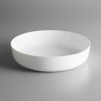 Arcoroc N9398 Evolutions 4.2 Qt. White Round Opal Glass Serving Bowl by Arc Cardinal   - 3/Case