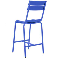 BFM Seating PH812BBY Beachcomber Berry Aluminum Outdoor / Indoor Bar Height Chair