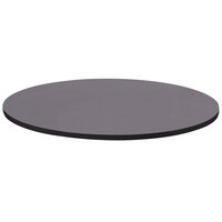 Correll 60 inch Round Black Granite Finish High Pressure Bar & Cafe Table Top