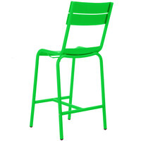 BFM Seating PH812BLM Beachcomber Lime Aluminum Outdoor / Indoor Bar Height Chair
