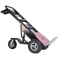 Magliner MHT75CA 1000 lb. Motorized Hand Truck with 13 inch Aggressive Tread Pneumatic Wheels and Base Plate - 36V, 800W