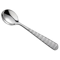 Master's Gauge by World Tableware 938-016 Galileo 6 1/2 inch 18/10 Stainless Steel Extra Heavy Weight Bouillon Spoon - 12/Case